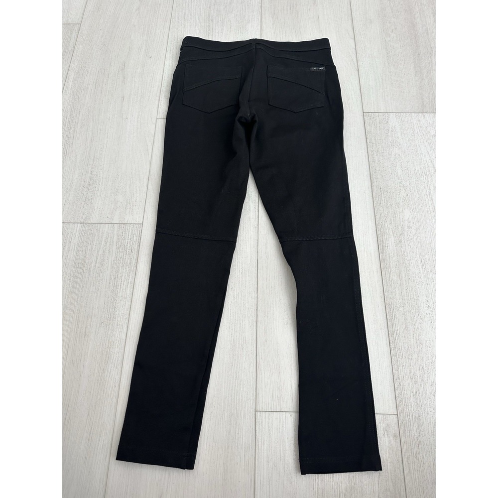 Sanctuary Anthropologie Black Grease Legging Pants Sz M Pull On Ponte Knit - Picture 5 of 7